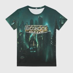Женская футболка 3D Bioshock