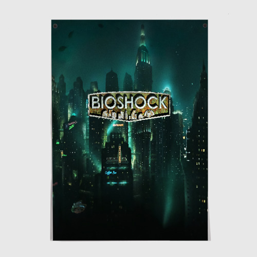 Постеры с принтом Bioshock, вид спереди №1