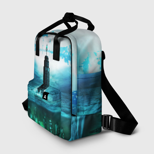 Женский рюкзак 3D с принтом BIOSHOCK, фото на моделе #1