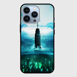 Чехол для iPhone 13 Pro Bioshock башня и подводный город