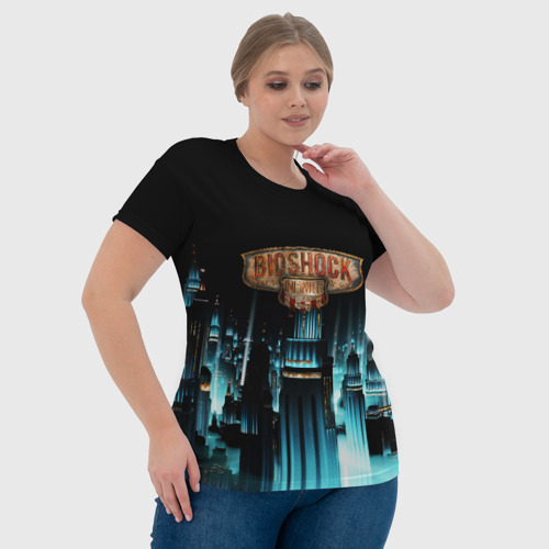 Женская футболка 3D Bioshock, цвет 3D печать - фото 6