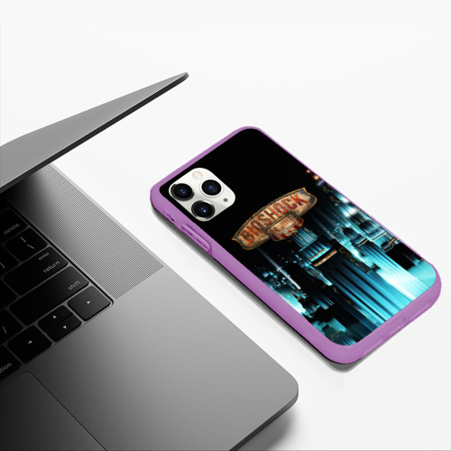 Чехол для iPhone 11 Pro Max матовый с принтом BIOSHOCK, фото #5