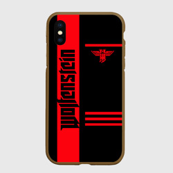 Чехол для iPhone XS Max матовый Wolfenstein