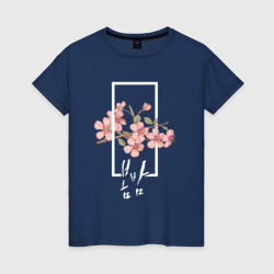 Женская футболка хлопок Bombam/ Spring Night