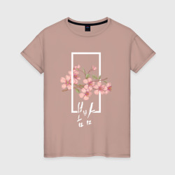Женская футболка хлопок Bombam/ Spring Night