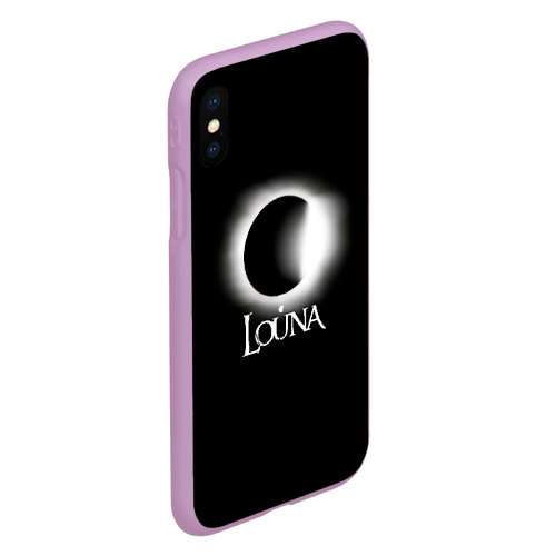 Чехол для iPhone XS Max матовый Louna, цвет сиреневый - фото 3