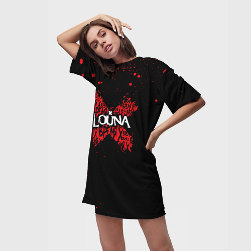 Платье-футболка 3D Louna, цвет 3D печать - фото 3
