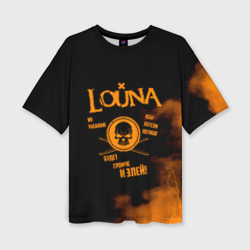 Женская футболка oversize 3D Louna