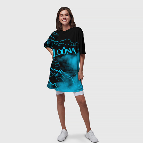 Платье-футболка 3D Louna, цвет 3D печать - фото 5