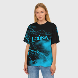 Женская футболка oversize 3D Louna - фото 2
