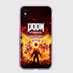 Чехол для iPhone XS Max матовый Doom Eternal