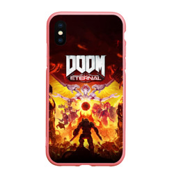 Чехол для iPhone XS Max матовый Doom Eternal