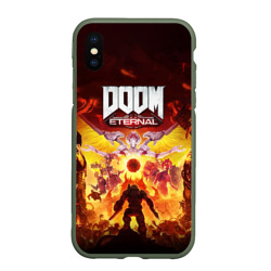 Чехол для iPhone XS Max матовый Doom Eternal