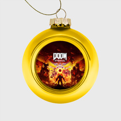 Ёлочный шар стеклянный/пластиковый Doom Eternal