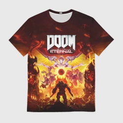 Мужская футболка 3D Doom Eternal
