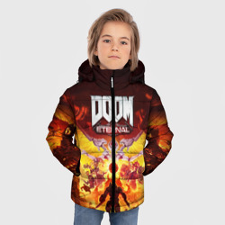 Зимняя куртка для мальчиков 3D DOOM Eternal - фото 2