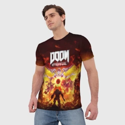 Мужская футболка 3D Doom Eternal - фото 2