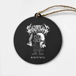 Деревянная игрушка круг Ghostemane