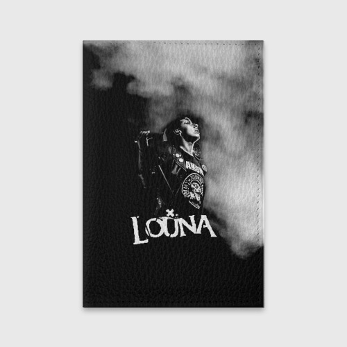 Обложка для паспорта матовая кожа Louna, цвет черный