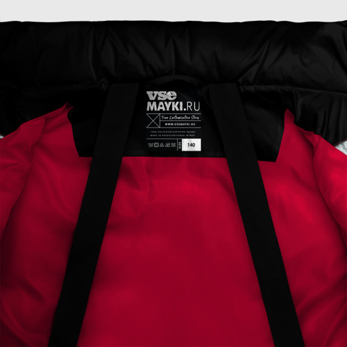 Зимняя куртка для мальчиков 3D DOOM Eternal, цвет красный - фото 7