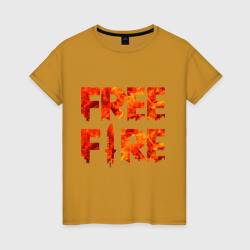 Женская футболка хлопок Free Fire