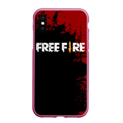 Чехол для iPhone XS Max матовый Free Fire