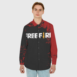 Мужская рубашка oversize 3D Free Fire - фото 2