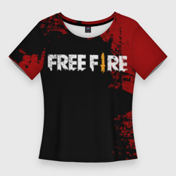 Женская футболка 3D Slim Free Fire