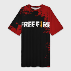 Платье-футболка 3D Free Fire