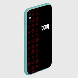 Чехол для iPhone XS Max матовый Doom - Руны - фото 2