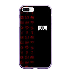 Чехол для iPhone 7Plus/8 Plus матовый Doom - Руны