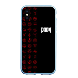 Чехол для iPhone XS Max матовый Doom - Руны