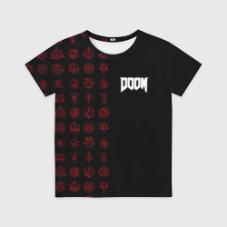 Детская футболка 3D Doom - Руны