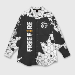 Мужская рубашка oversize 3D Garena free fire