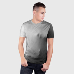 Мужская футболка 3D Slim Кричащее Лицо Внутри - фото 2