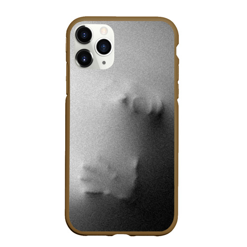 Чехол для iPhone 11 Pro матовый с принтом Кричащее Лицо Внутри, вид спереди #2