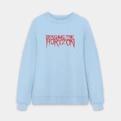 Мужской свитшот oversize без начеса хлопок Bring me the horizon