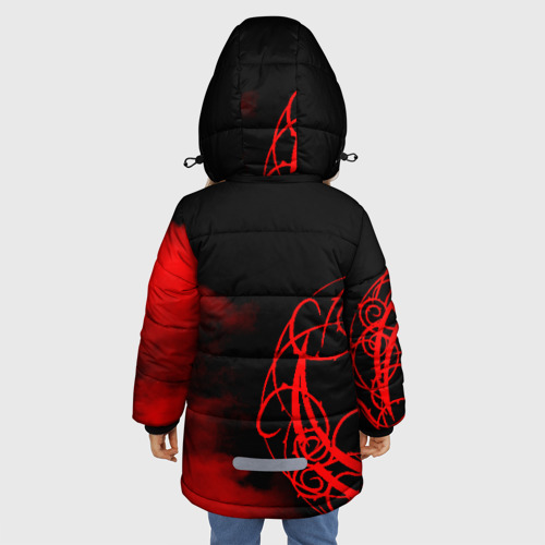 Зимняя куртка для девочек 3D Evanescence, цвет красный - фото 4