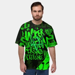 Мужская футболка oversize 3D Watch dogs - фото 2