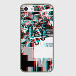 Чехол для iPhone 5/5S матовый Watch dogs glitch