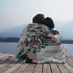 Плед 3D Watch dogs glitch - фото 2