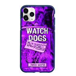 Чехол для iPhone 11 Pro Max матовый Watch dogs