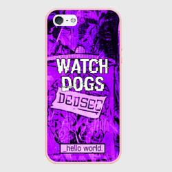 Чехол для iPhone 5/5S матовый Watch dogs