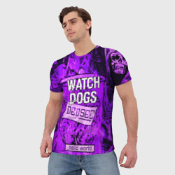 Мужская футболка 3D Watch dogs - фото 2