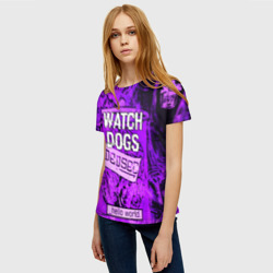 Женская футболка 3D Watch dogs - фото 2
