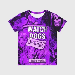Детская футболка 3D Watch dogs
