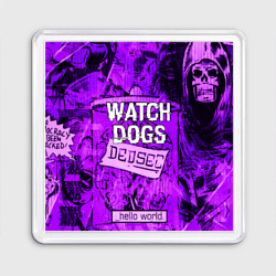 Магнит 55*55 Watch dogs