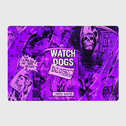 Магнитный плакат 3Х2 Watch dogs