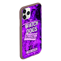 Чехол для iPhone 11 Pro Max матовый Watch dogs - фото 2