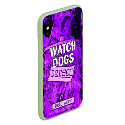 Чехол для iPhone XS Max матовый Watch dogs - фото 2